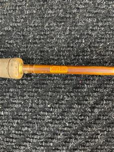 South Bend Bamboo Fly Rod, Model 59, 9 Foot, 3/1, 5/6 Weight Good